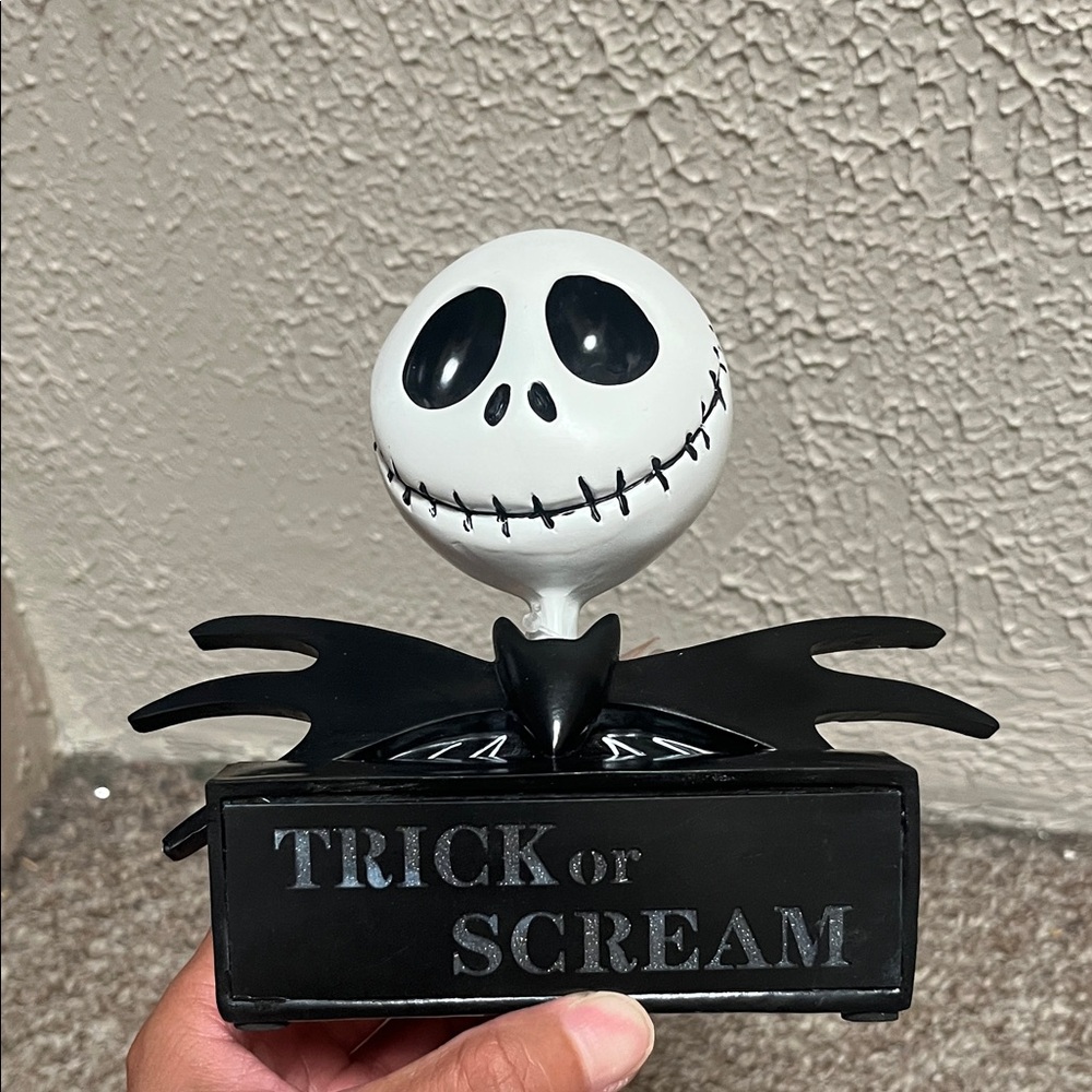 Jack Skellington Jack Halloween Decorative LED Disney Trick or Scream New